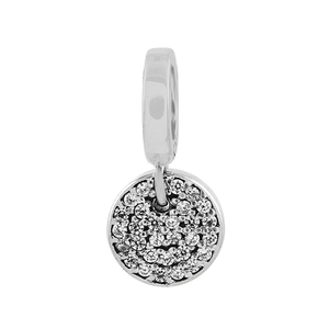 Custom solid 925 sterling <b>silver</b> crown <b>charm</b> plain accessory - Product Image 4