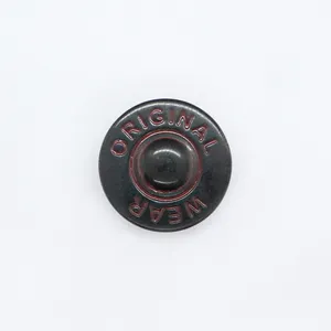 Brass Button Msh Dugme Custom Made High Quality 12-15-17 mm Jeans Trousers Denim Jacket Leather Jacket Button Cufflink