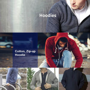 Sudaderas con Capucha para Hombre, Ligeras, 100% Algodón, Color Sólido, Diseño Ideal para Invierno, Servicio OEM Disponible, Venta al Por Mayor - Product Image 3