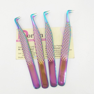 Professional Diamond Grip <b>Eyelash</b> <b>Tweezers</b> Stainless Steel Private Logo Volume <b>Tweezers</b> Grafted <b>Eyelash</b> Extension <b>Tweezers</b> - Product Image 1