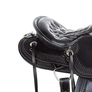 Selle en cuir américaine la plus vendue selle de cavalier de cheval anglais occidental selle anglaise pour l'équitation 2026 - Product Image 3