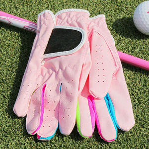 New Latest Style Top Quality Cabretta Leather Golf <b>Gloves</b> Breathable Fabric Custom Logo Soft Material Durable Sports Golf <b>Gloves</b> - Product Image 6