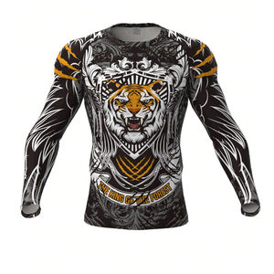 Correr Fitness Camisetas de cuello alto Deportes personalizados Capa base cómoda Cuello alto Gimnasio Top Hombres Capas base de compresión - Product Image 2