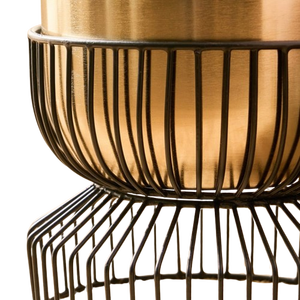 Jardinière en métal avec support - Product Image 3