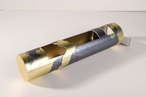 Vente en gros de grande boîte cylindrique en carton ronde personnalisée avec couvercle ensemble d'emballage cadeau de fleurs portables ruban inclus - Product Image 3