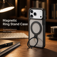 Étui magnétique IMD en TPU pour 17 Pro Max, design luxueux, antichoc, anti-traces de doigts, coussin d'air, logo personnalisé, charge sans fil