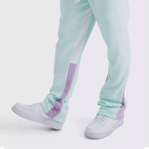 Pantalon évasé pour homme de qualité supérieure avec logo personnalisé, coupe décontractée, ample, en toile, vente chaude, vêtements décontractés pour homme - Product Image 2