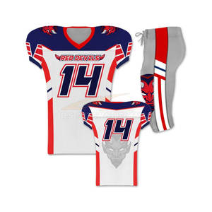 Meilleur prix, uniforme de football américain durable, design unique et personnalisé, respirant, service OEM, nouveauté, sports d'équipe, professionnel - Product Image 1