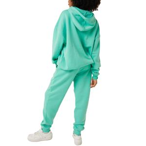 Chándal informal de calidad superior para mujer, chándales de algodón 100% de gran tamaño personalizados para mujer en color liso - Product Image 3