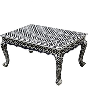 Vente entière, incrustation d'os personnalisée, Table basse de salon, Table de centre décorative, meubles de cuisine, Table à manger, support à thé - Product Image 3