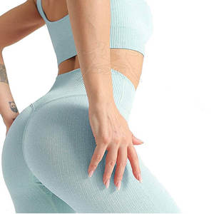 Ropa de gimnasio personalizada, conjunto de yoga para mujer, conjunto de Yoga de secado rápido, pieza de remolque, conjuntos de yoga para gimnasio, conjuntos de fitness para venta en línea - Product Image 6