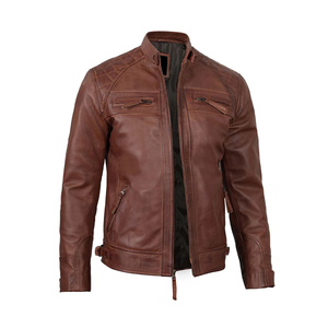 Chaqueta de Cuero Genuino para Hombre, Corte Ajustado, a la Moda, de Alta Calidad, Cálida y Transpirable para Invierno 2026, ONEAPEX INTERNATIONAL - Product Image 6
