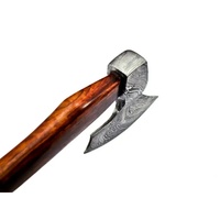 Tomahawks en acier Damas de qualité industrielle, faits à la main, avec manche en bois et étui en cuir, 20 pouces, pour le camping et la chasse, cadeau pour père
