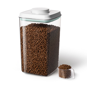 Conteneur de stockage de nourriture pour chien et chat Ankou en plastique moulé par injection, 4L, <span class=keywords><strong>hermétique</strong></span>, sans BPA, écologique, empilable, anti-fuite, classique - Product Image 1