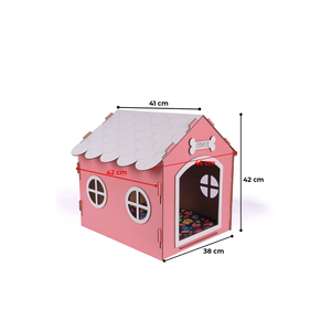 Custom Name Printed Horns Color Wooden <b>Dog</b> House <b>Kennel</b> <b>for</b> Small Breed <b>Dogs</b> Pet Furniture Made in Turkey - Product Image 2