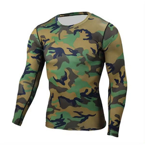 Alta calidad Skins Tight Compression Wear Shirt Rash Guard Mujeres y hombres Sport Shirt Rash Guard - Product Image 2