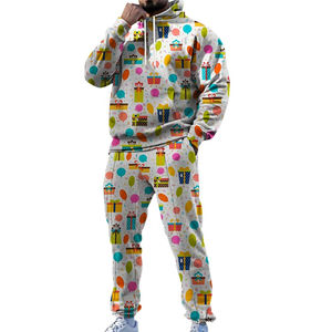 Fitness <b>Christmas</b> Tracksuits Training <b>Suit</b> High Quality Best <b>Men</b> Hoodie tracksuit Jogger Sets 2-Piece with Plus Size In 2026 - Product Image 5