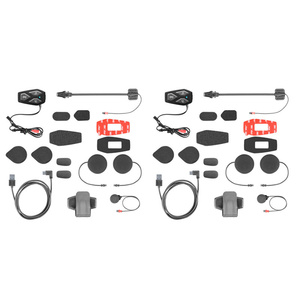 Sistema de Comunicación Intercomunicador para Motocicletas CELLULARLINE U-COM 3, Paquete Doble, Avanzado - Product Image 4