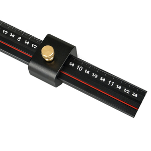 مسطرة جيب دقيقة من سبائك الألومنيوم على شكل حرف T، أداة صناعية للأعمال اليدوية، مسطرة قياس مربعة على شكل حرف T، قابلة للتخصيص حسب الطلب، بوحدات قياس إنجليزية ومترية - Product Image 3