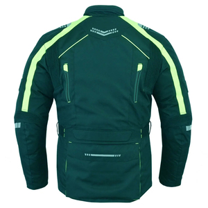 Reflective Motocross <b>Motorcycle</b> Racing <b>Jacket</b> % Polyester Lightweight Protective Riding Outerwear <b>Summer</b> Motorcyclist - Product Image 4