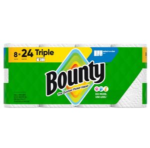 Best Price on Bounty Original Size 2-Ply <b>Paper</b> Towels White 8 Rolls | 20 Regulars Rolls Factory Sealed - Product Image 6