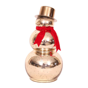 Cloche de bonhomme de neige de Noël en verre de couleur attrayante de style de luxe disponible à un prix abordable - Product Image 5