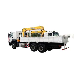 <b>Used</b> HOWO 6×4 371HP Chassis Cargo <b>Truck</b> with Telescopic Boom Loader <b>Crane</b> 10T 14m - Product Image 4