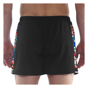 Nouveauté : Shorts de sport MMA personnalisés pour hommes en toile, motif uni, style décontracté avec fermeture élastique à la taille – En promotion - Product Image 6