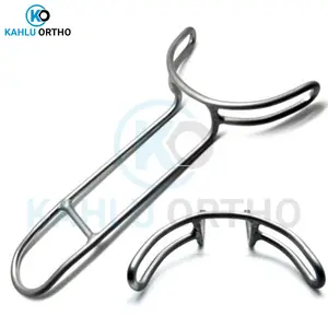 <b>Dental</b> <b>Equipment</b> Straight and Curved Mouth Opener Lip Cheek Retractor Best Size <b>Dental</b> Mouth Cheek Retractor by KAHLU ORTHOPEDIC - Product Image 1