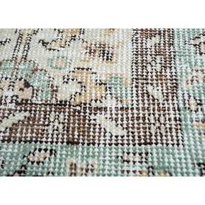 Alfombra de Lana Anudada a Mano de Gran Tamaño, Verde Vintage, Pae-2840, Rectangular, Floral Abstracto, para Sala de Estar, Pasillo, Habitación - Product Image 3