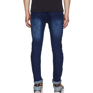 Nuevos Jeans Casuales de Mezclilla Elástica de Cintura Media para Hombre Joven, Diseño Ajustado Sin Rasgaduras, Lavado, para Hombre - Product Image 3