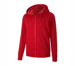 Sweat à capuche fonctionnel zippé avec logo personnalisé en polaire 100% coton de haute qualité pour marque de luxe - Product Image 1