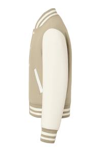 แจ็คเก็ตแขนเสื้อแบบวาร์ซิตี้ แจ็คเก็ตเบสบอลวาร์ซิตี้ ผ้าคอตตอนผสม แจ็คเก็ตเลตเตอร์แมนสั่งทำพิเศษ โดย HAIDIIII SPORTS 2026 - Product Image 3