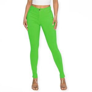 2025 Wholesale High Quality <b>Jeans</b> for <b>Women</b> High Waisted-Rise Colored <b>Stretch</b> Skinny Destroyed Ripped Distressed <b>Jeans</b> for <b>Women</b> - Product Image 3