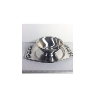 Plateau de service en acier inoxydable coûteux avec cadeau de mariage de luxe plateau de Fruits secs à prix compétitif - Product Image 1