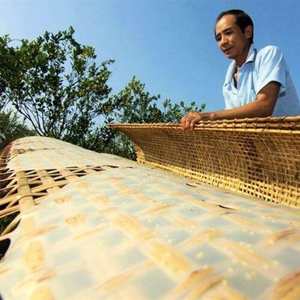 Séchoir à papier de riz en bambou naturel écologique Panneaux artisanaux en bois à lattes de VIET FARGIMEX - Product Image 2