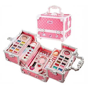 Girl <b>Makeup</b> <b>Box</b> Durable Plastic Storage Case for Cosmetics and Beauty Supplies - Product Image 1