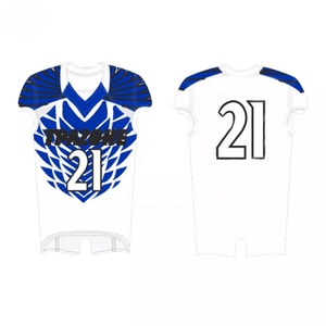 Lo último en camisetas de fútbol americano personalizadas al por mayor, camisetas de poliéster y LICRA para hombre, uniformes de fútbol americano bordados - Product Image 1