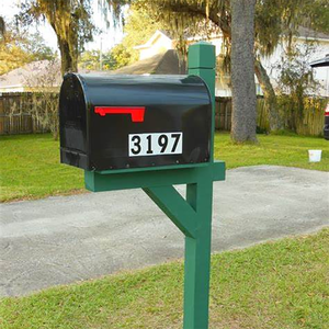 Post Mounted Residential Mailboxes Durable Rust-Proof Large Capacity Letter Post <b>Box</b> <b>Outdoor</b> Mailbox - Product Image 2