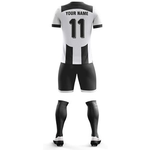 2025 diseños personalizados y logotipo de alta calidad 100% poliéster uniformes de fútbol de entrenamiento de fútbol para hombres y mujeres nuevos uniformes completos - Product Image 4