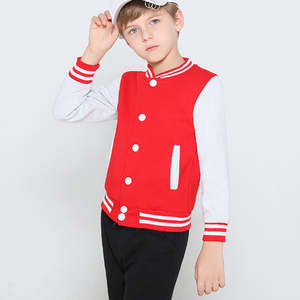 Vêtements d'automne pour enfants en gros, veste de baseball, impression personnalisée, veste d'hiver pour garçons et filles, polaire en coton, veste chaude pour enfants, hiver - Product Image 5