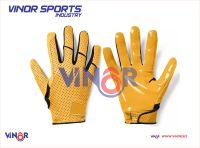 2025 nouveauté conception personnalisée poignée Football récepteur gants adultes enfants en plein air Football américain gants fournisseur
