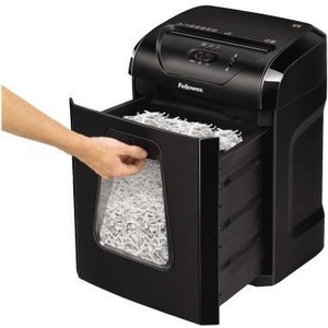 12 Sheet Fellowes Powershred P-4 Particle Cut <b>Paper</b> Shredder for Staples <b>Paper</b> Clips & Credit Cards - Product Image 5