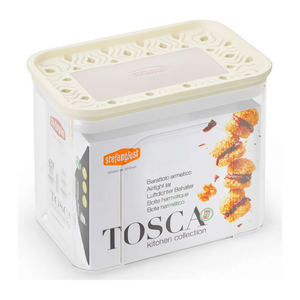 Conteneur de stockage alimentaire Tosca 1,2 L en plastique avec couvercle hermétique inclus, couleur Turtledove - Product Image 2