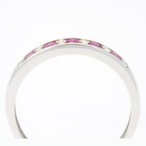 Bán buôn 18K vàng trắng kim cương nữ thanh lịch cao cấp sang trọng kim cương cổ điển <span class=keywords><strong>Ruby</strong></span> Nhẫn - Product Image 3