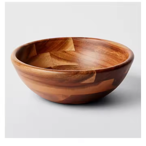 Ensemble de bols en bois d'acacia de petite taille, très vendu, plateau à salade et à soupe poli, taille personnalisée, fabriqué en Inde - Product Image 4