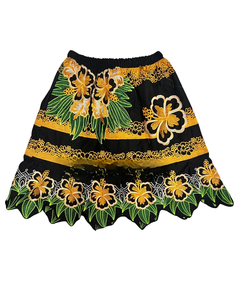 Falda Bordada Floral Algodón Mujer Falda Bordada Floral Mexicana: Fiesta Latina Moda Falda Mexicana - Product Image 3