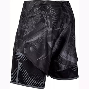 Pantalones cortos de competición de entrenamiento de boxeo, sublimación de artes marciales mixtas, pantalones cortos de lucha Mma de alta calidad, conjunto de pantalones cortos con logotipo personalizado para hombres - Product Image 2
