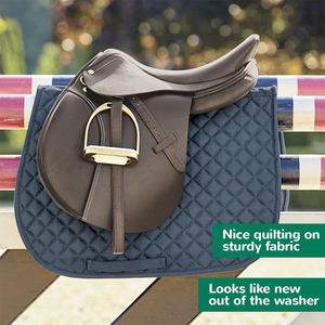 Tapis de selle antidérapants d'équitation Western personnalisés OEM Tapis de selle de haute qualité pour les courses de chevaux Produits équestres authentiques - Product Image 3