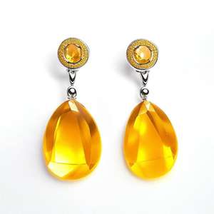 Wholesale 925 Sterling <b>Silver</b> Drop <b>Earrings</b> for Women Beautiful Fashion Jewelry Direct from India Manufacturer - Product Image 4